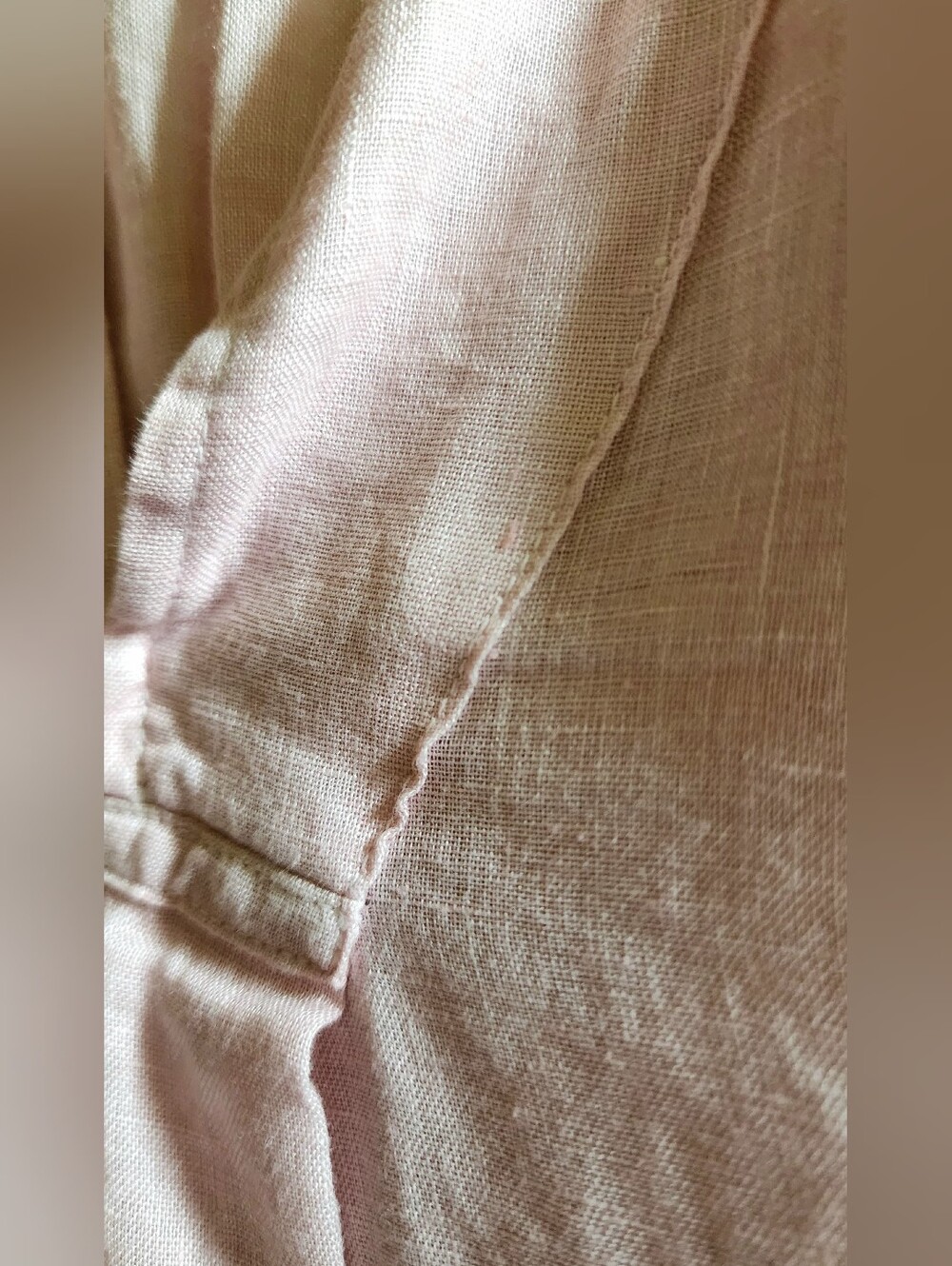 CP Shades Pink Linen Tunic Top - Picture 9 of 10